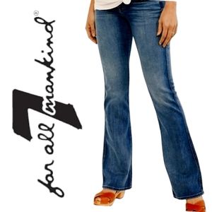 7FAM for A Pea in the Pod 5 Pocket Secret Fit Blue Jeans Sz 25